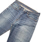 Mens Blue Levis  752 JeansW34 L25