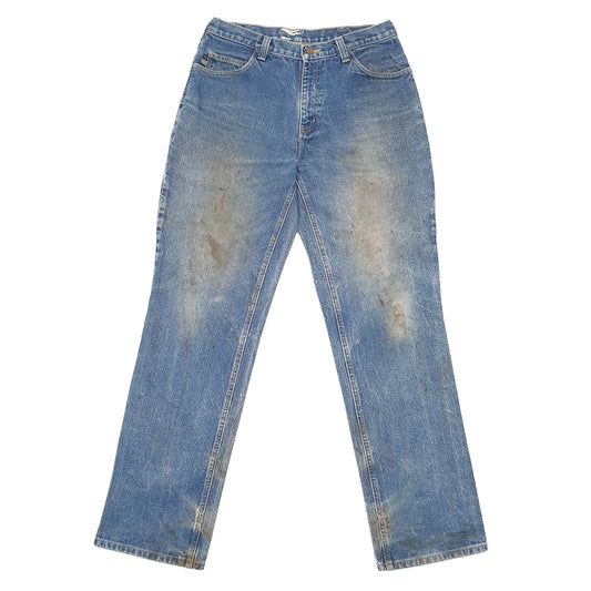 Mens Blue Carhartt Flame Resistant 280-83 JeansW34 L34