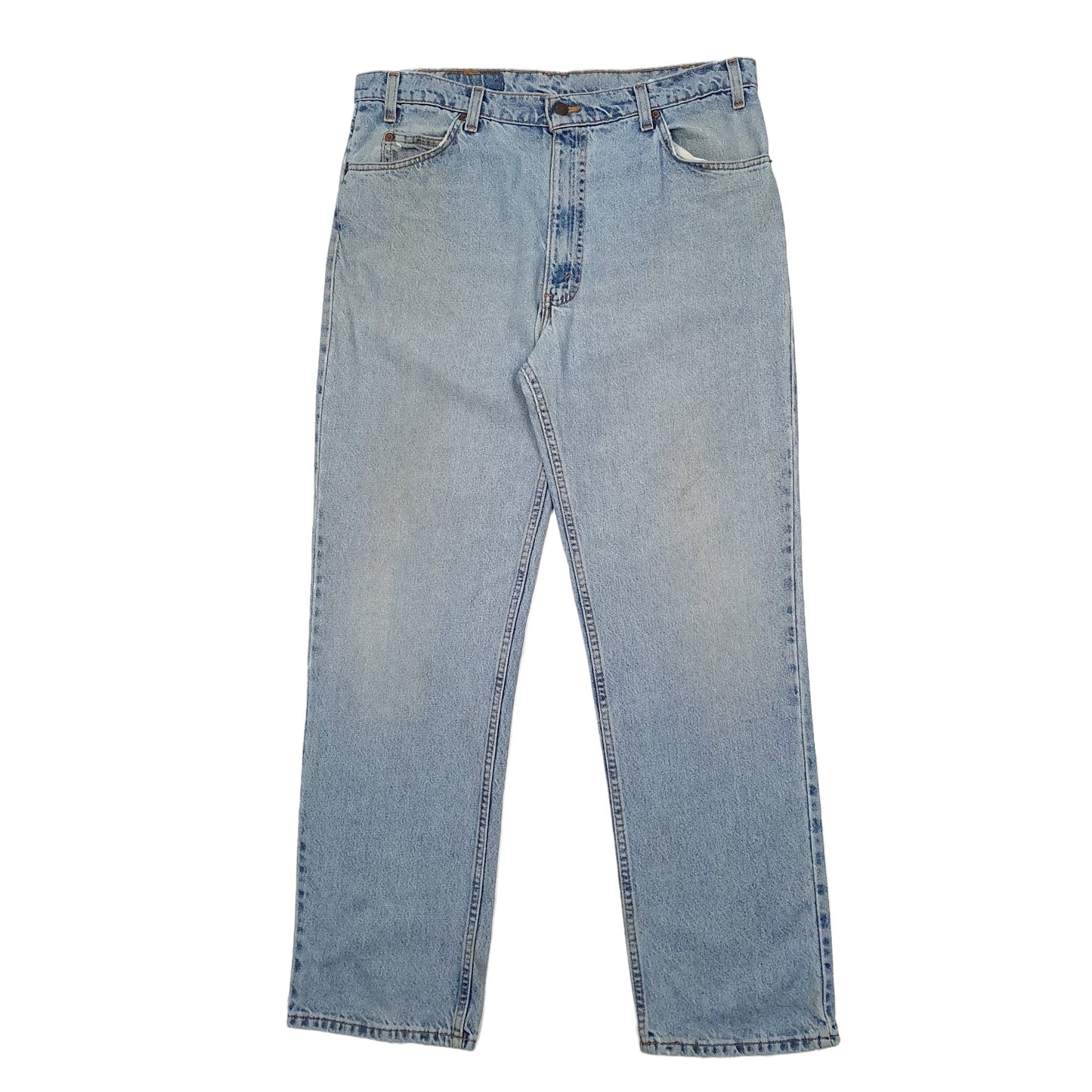 Mens Blue Levis Vintage Made USA 518 JeansW38 L32