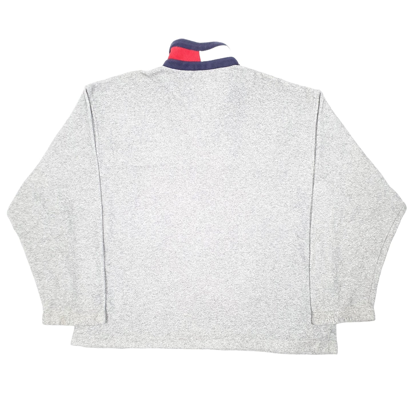 Mens Grey Tommy Hilfiger  Quarter Zip Jumper