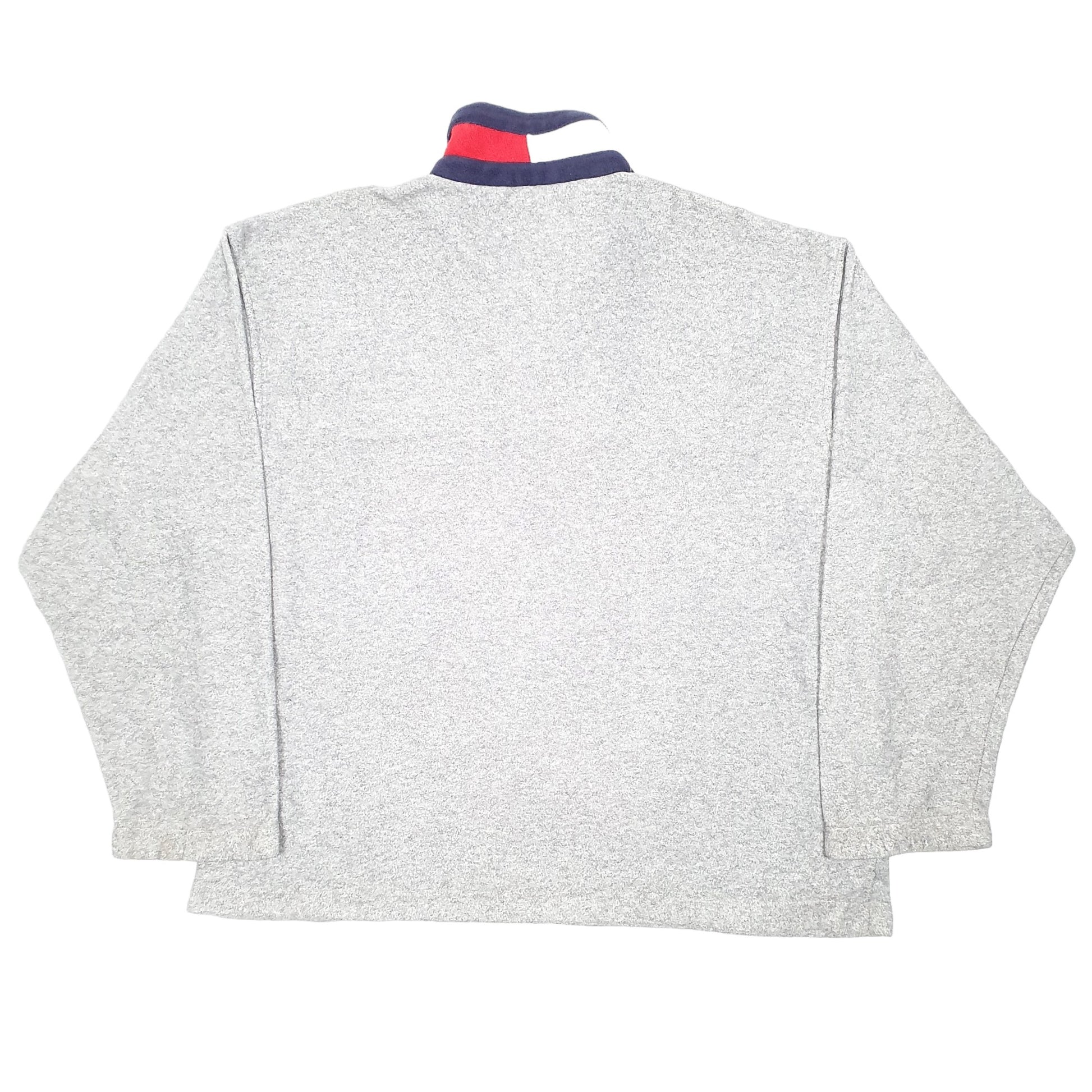 Mens Grey Tommy Hilfiger  Quarter Zip Jumper