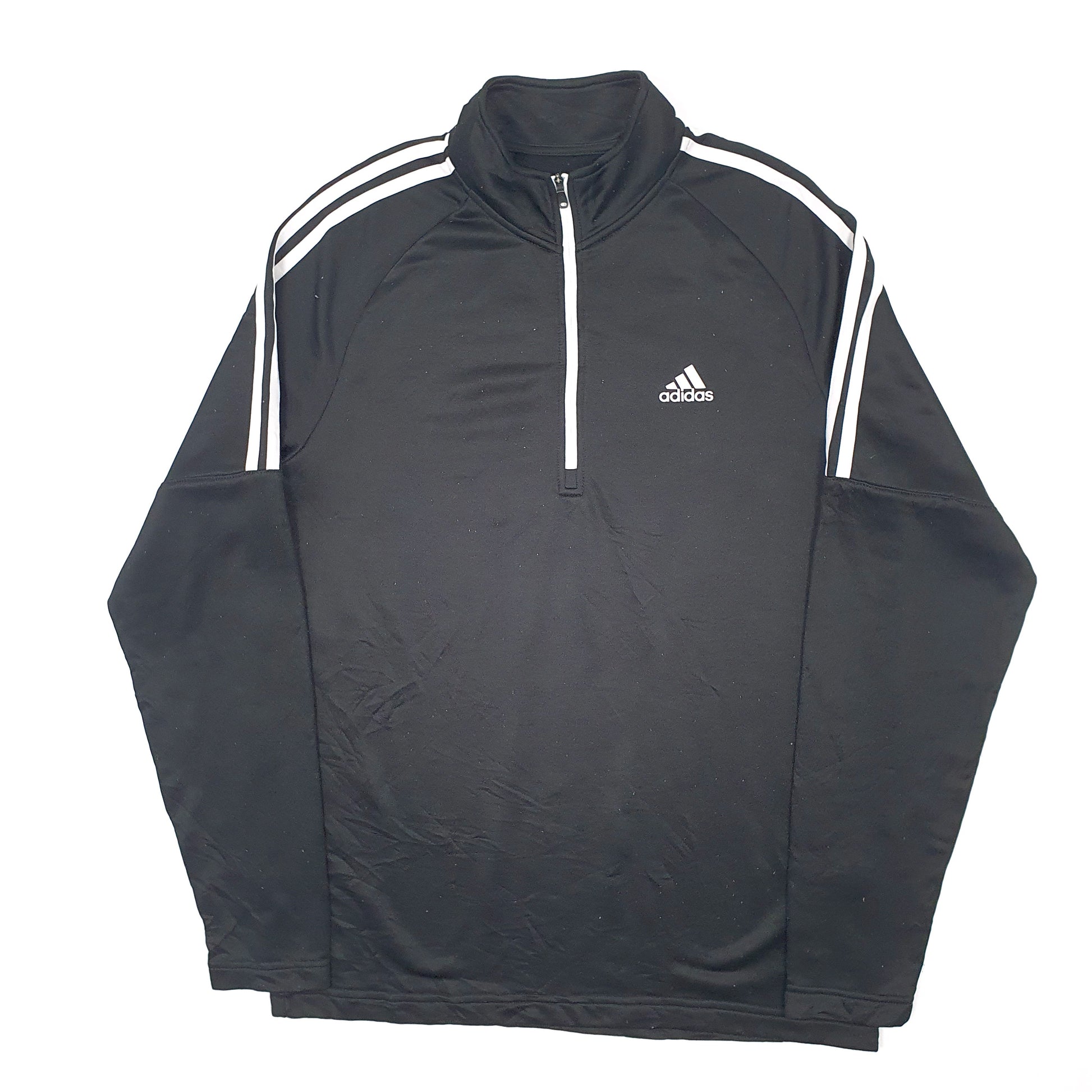 Mens Black Adidas Golf Active Quarter Zip Jumper