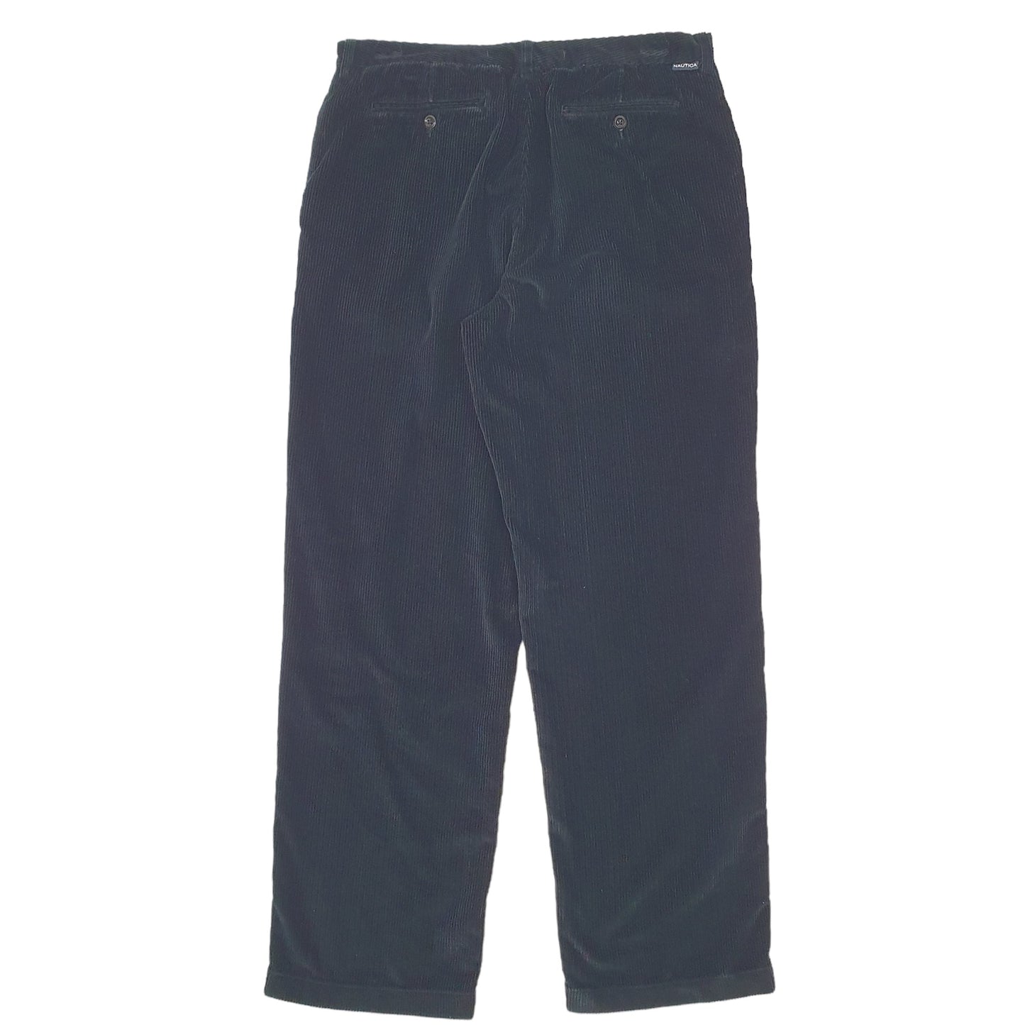 Mens Black Nautica Clipper Corduroy Trousers
