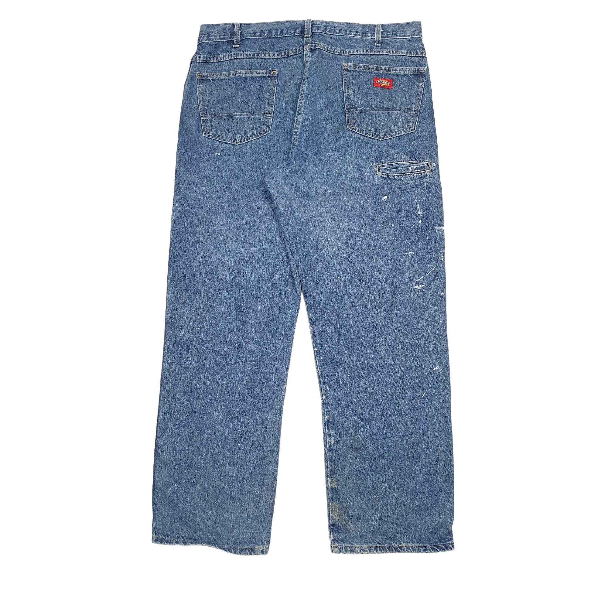 Mens Blue Dickies  Carpenter Trousers