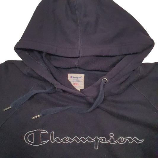 Womens Black Champion  Hoodie Jumper