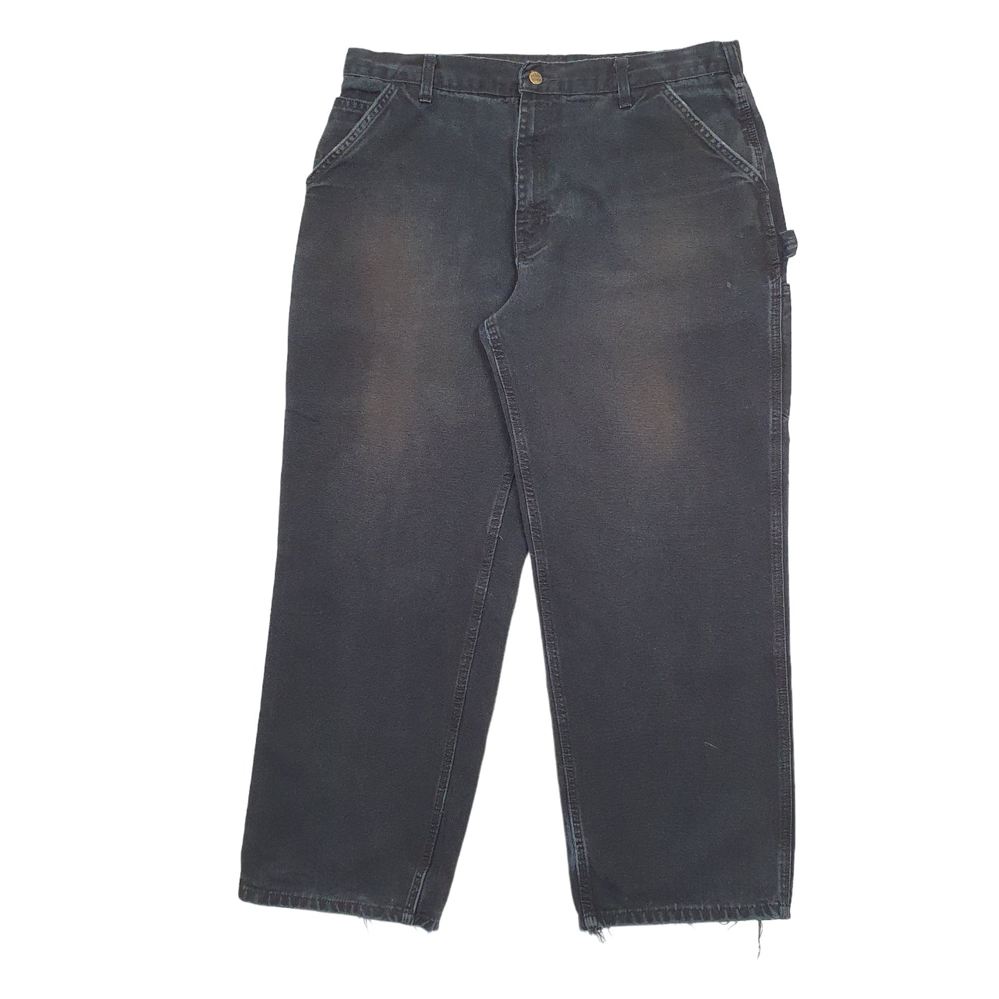 Mens Black Carhartt  Carpenter Trousers