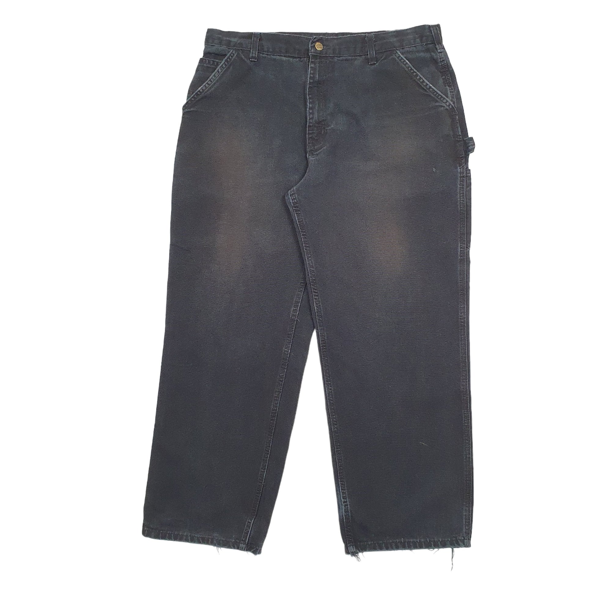 Mens Black Carhartt  Carpenter Trousers