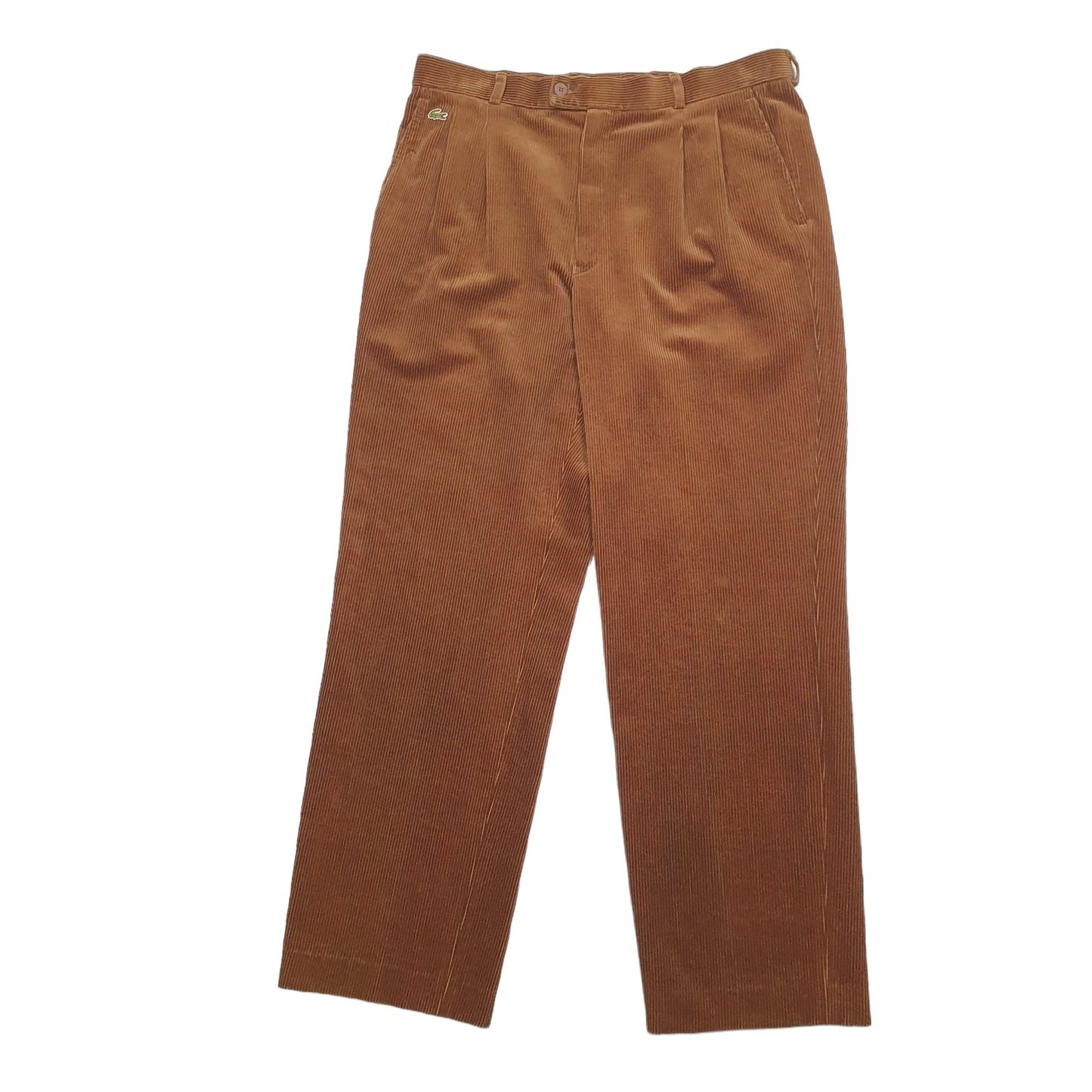 Mens Brown Lacoste  Corduroy Trousers