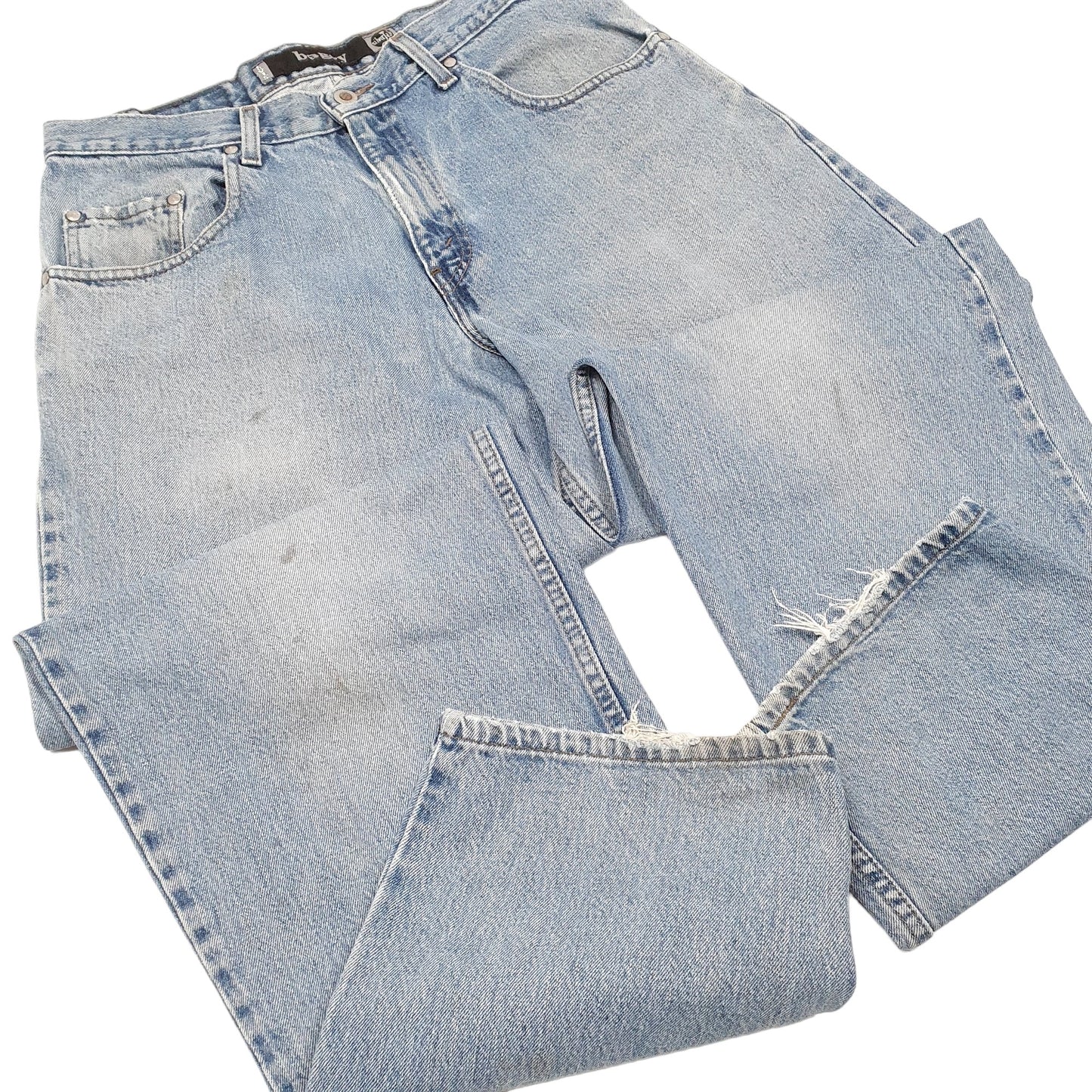 Mens Blue Levis Vintage Silver Tab Baggy 90s Casual JeansW32 L32