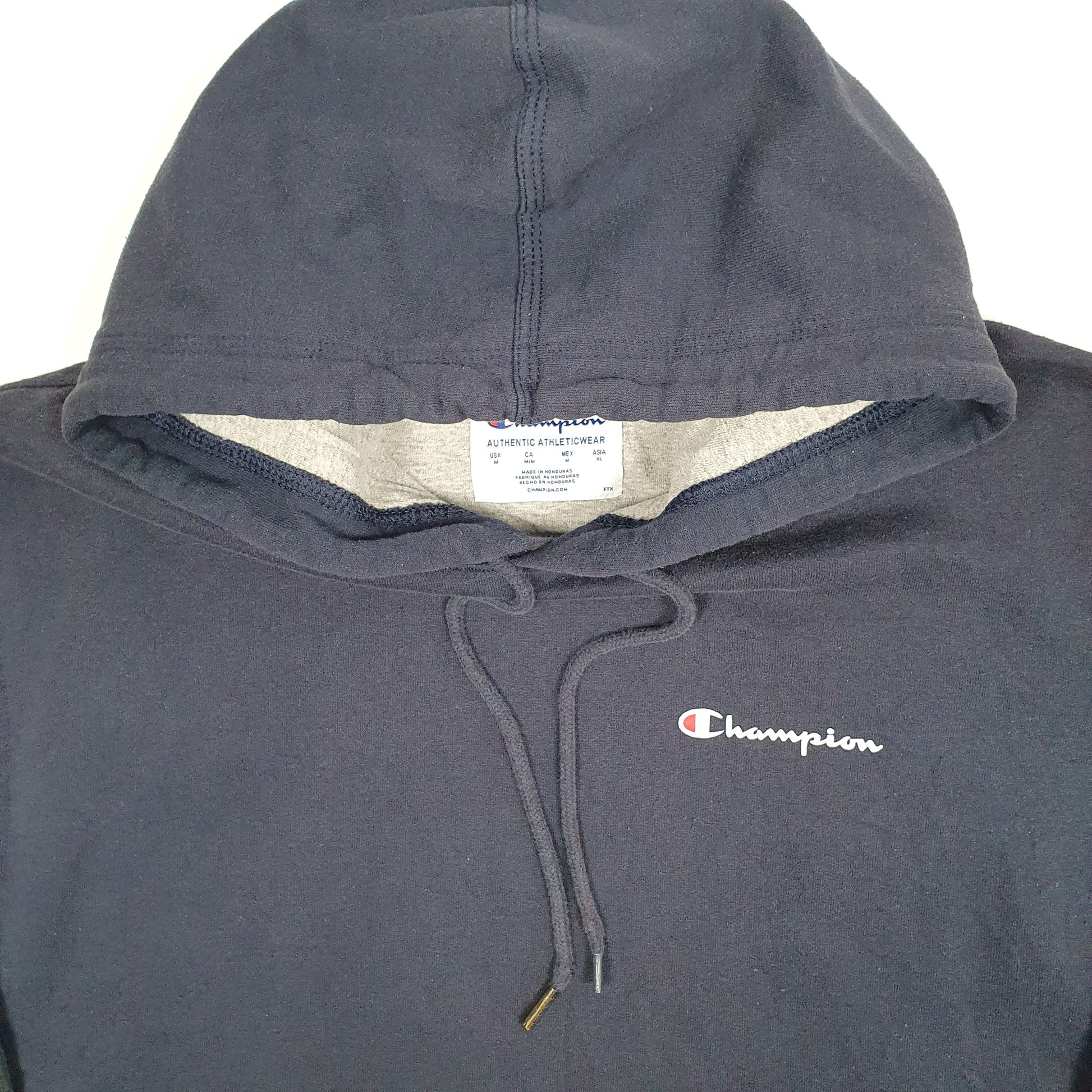 Mens Navy Champion  Hoodie Jumper