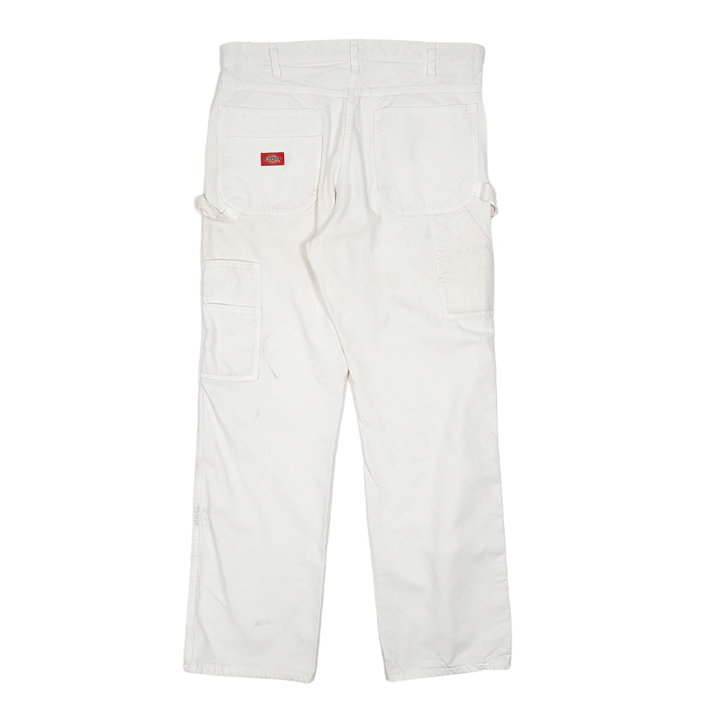 Mens White Dickies Painter Decorator Carpenter Trousers