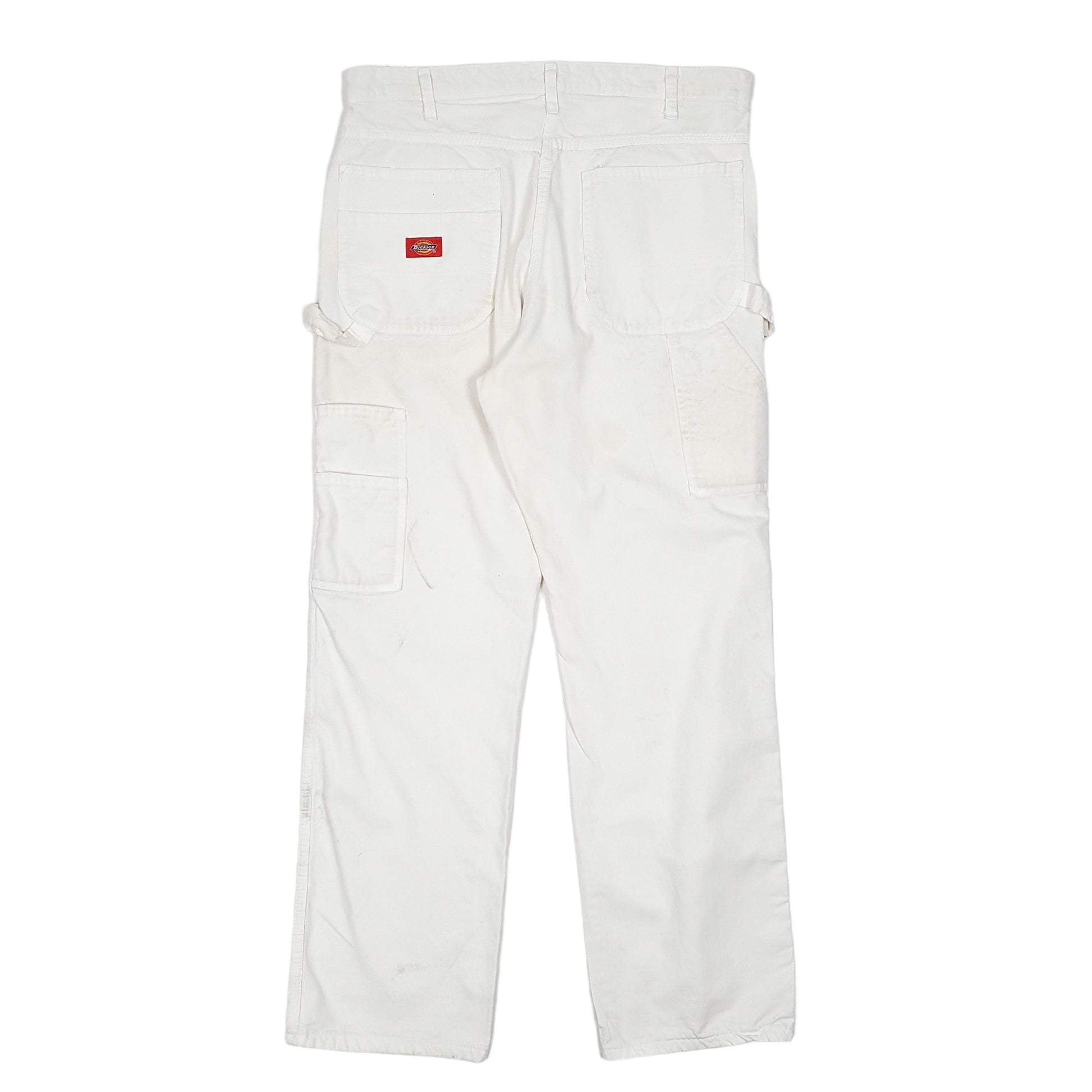Mens White Dickies Painter Decorator Carpenter Trousers