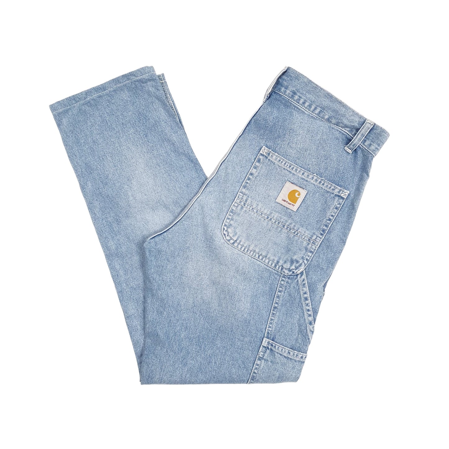 Mens Blue Carhartt WIP Single Knee Carpenter JeansW30 L30