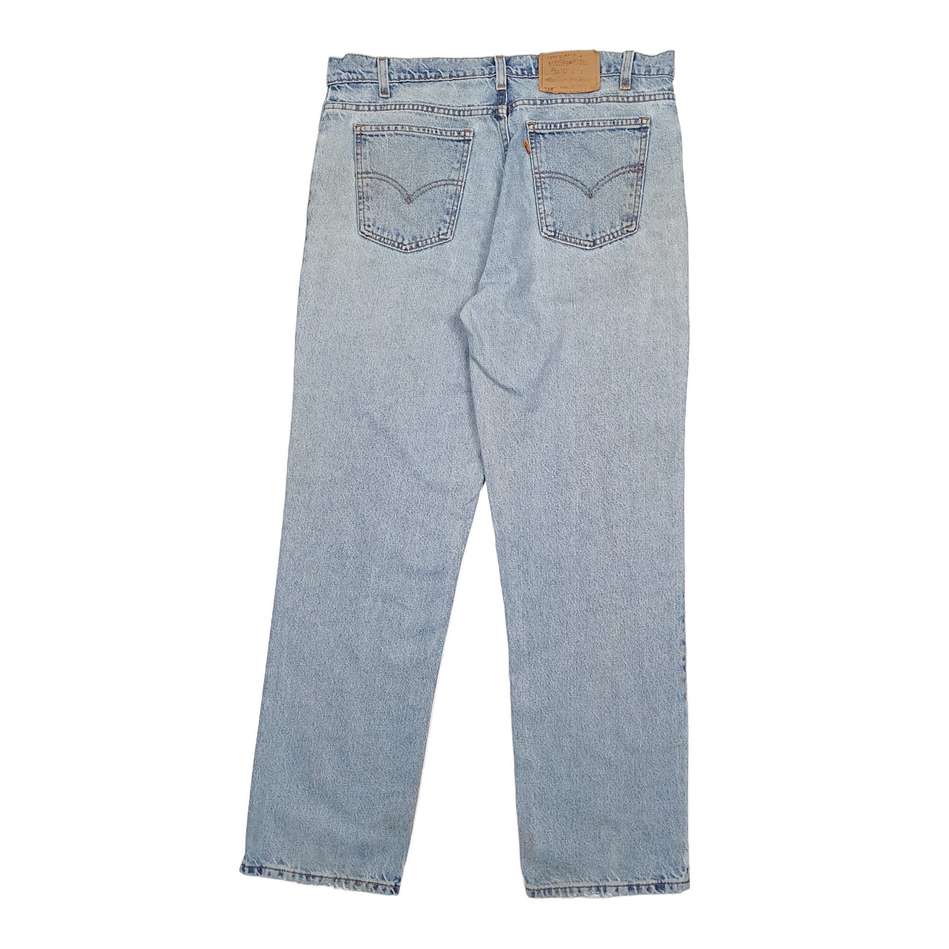 Mens Blue Levis Vintage Made USA 518 JeansW38 L32