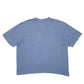 Mens Blue Carhartt Pocket Cut Off Short Sleeve T Shirt
