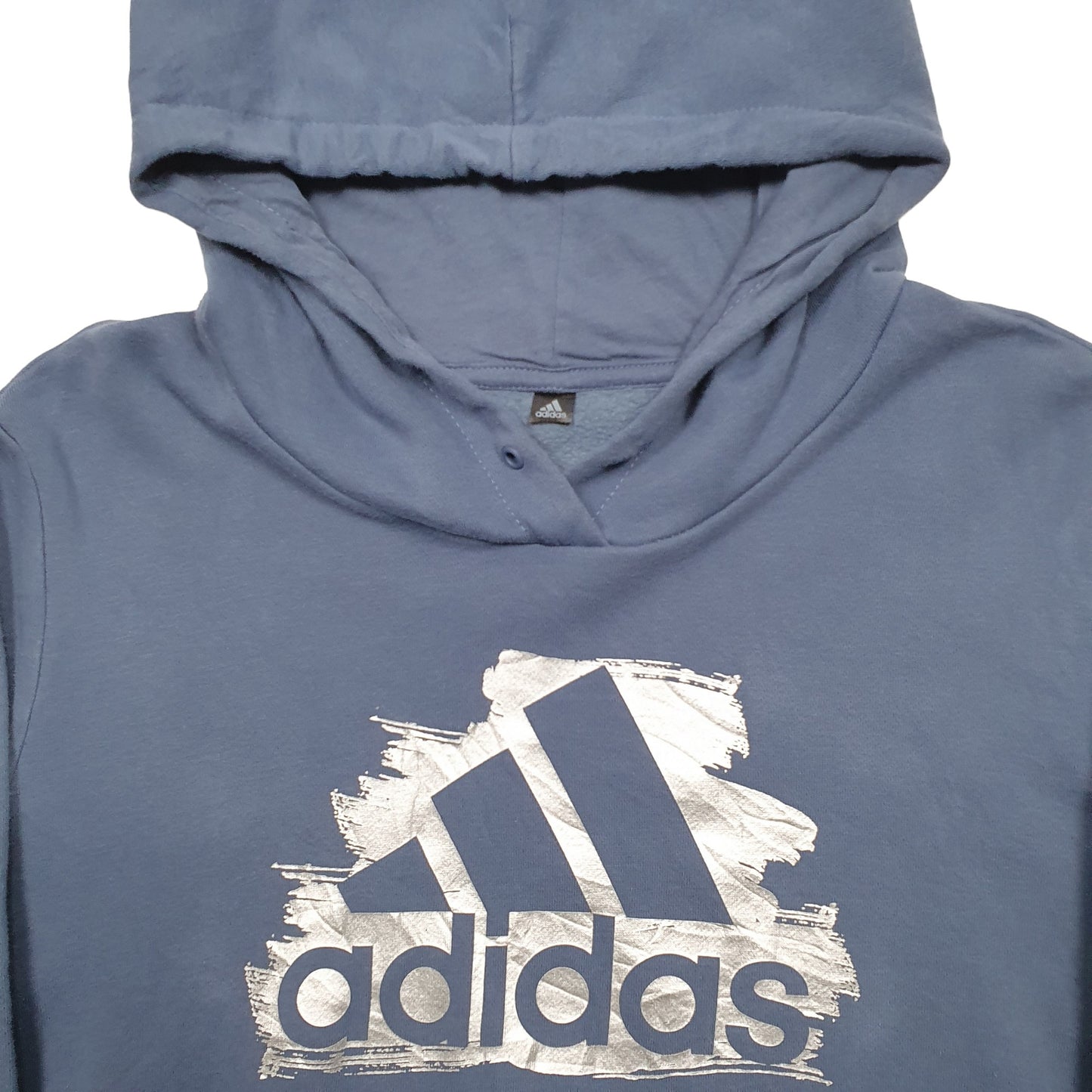 Mens Blue Adidas  Hoodie Jumper