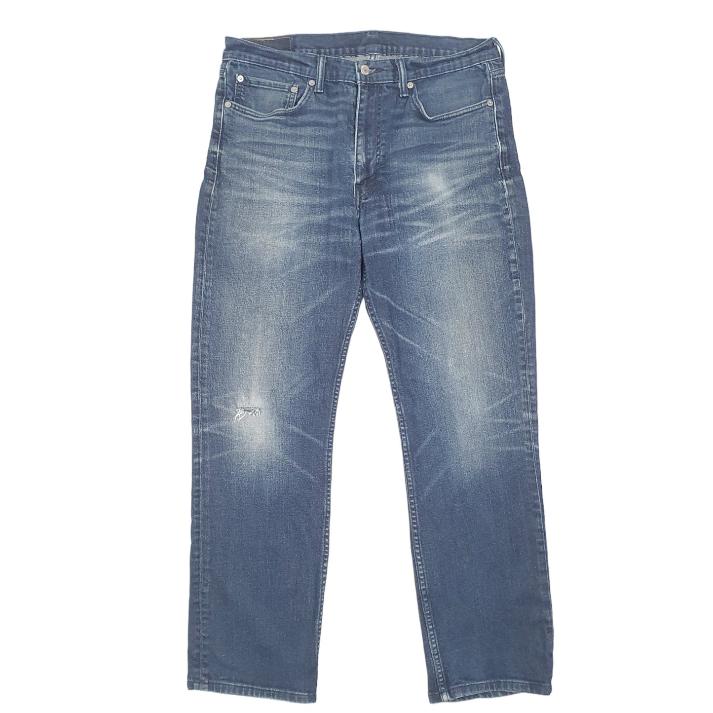 Mens Navy Levis Stretch 514 JeansW34 L30