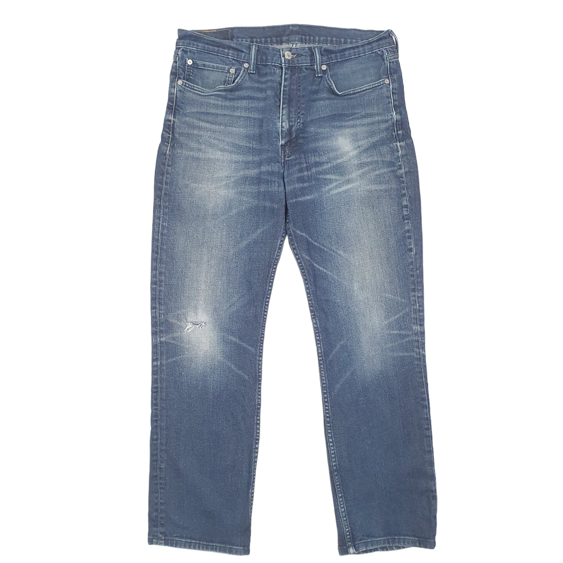 Mens Navy Levis Stretch 514 JeansW34 L30