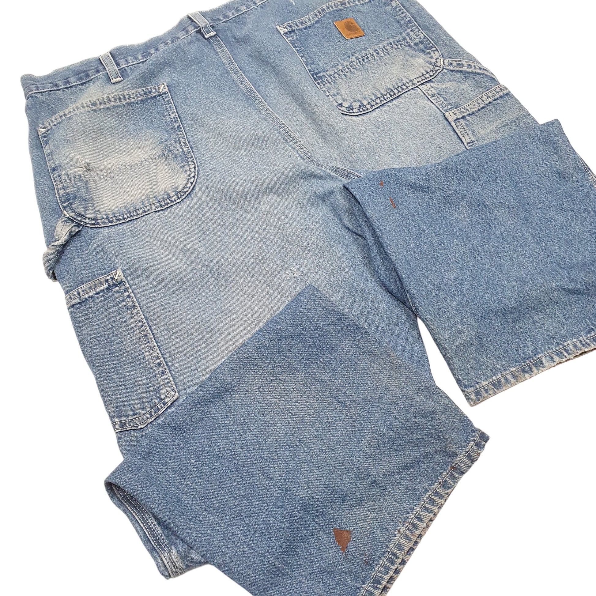 Mens Blue Carhartt Carpenter B13 JeansW40 L30