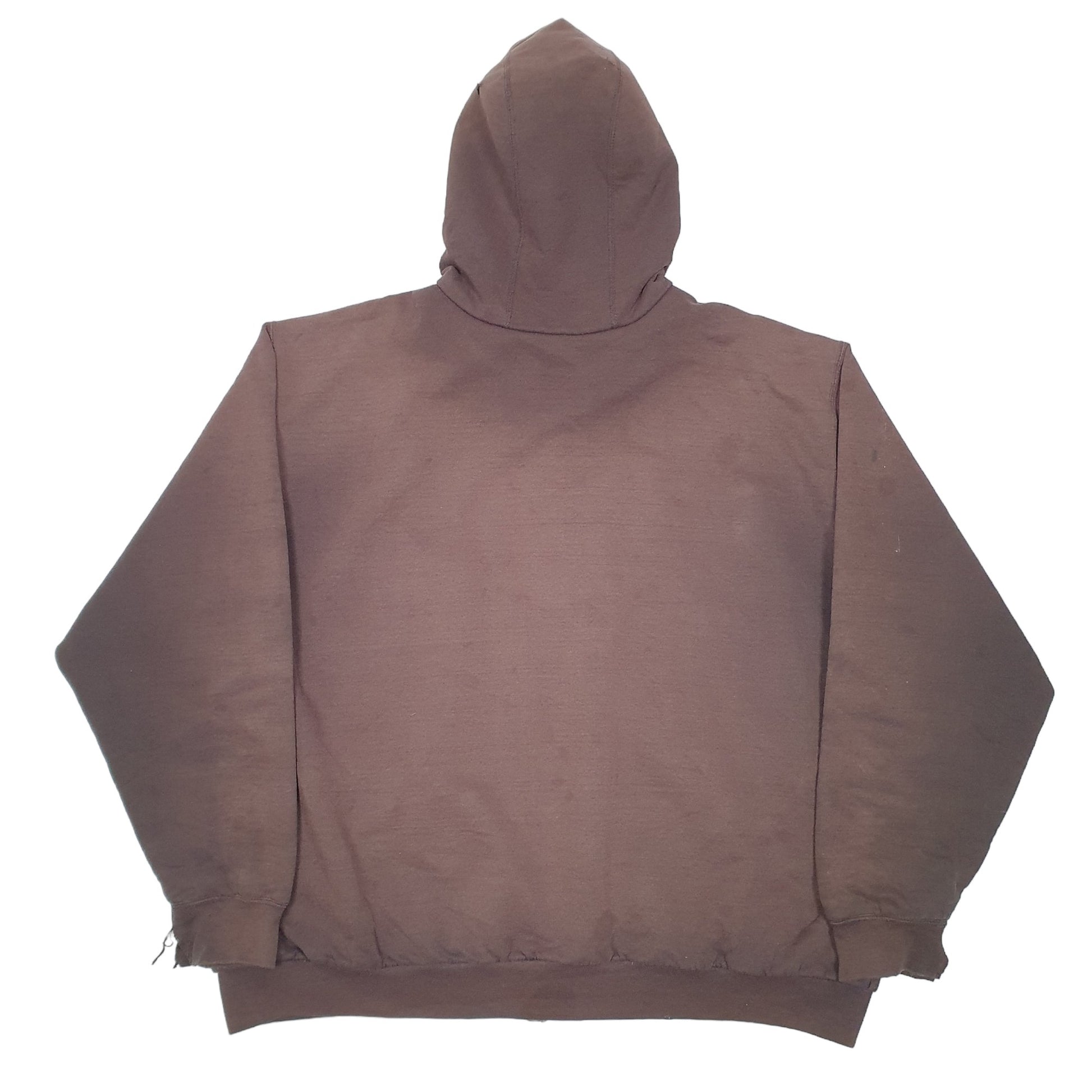 Mens Brown Carhartt Hoodie Active Thermal Full Zip Jumper