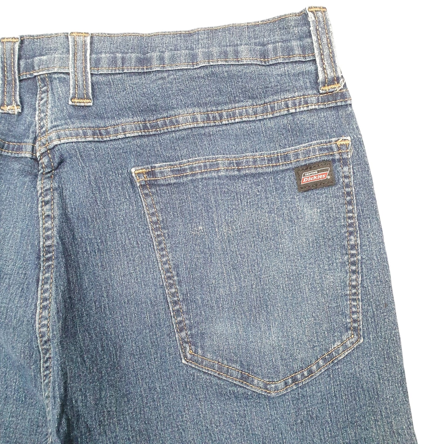Mens Blue Dickies Carpenter Stretch Denim Shorts