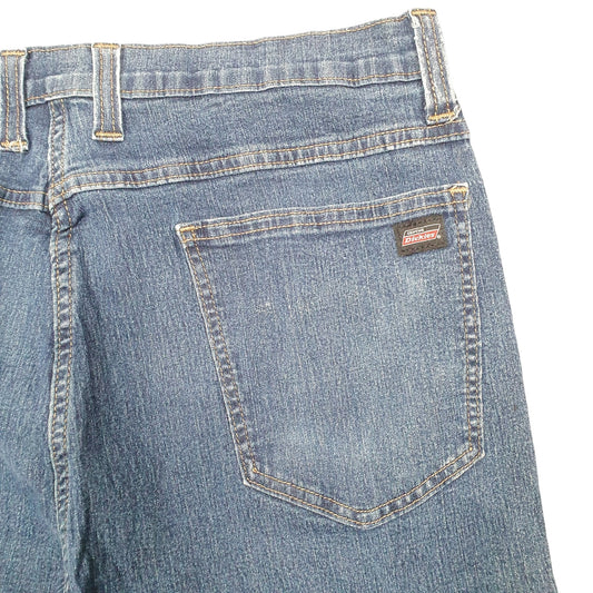 Mens Blue Dickies Carpenter Stretch Denim Shorts