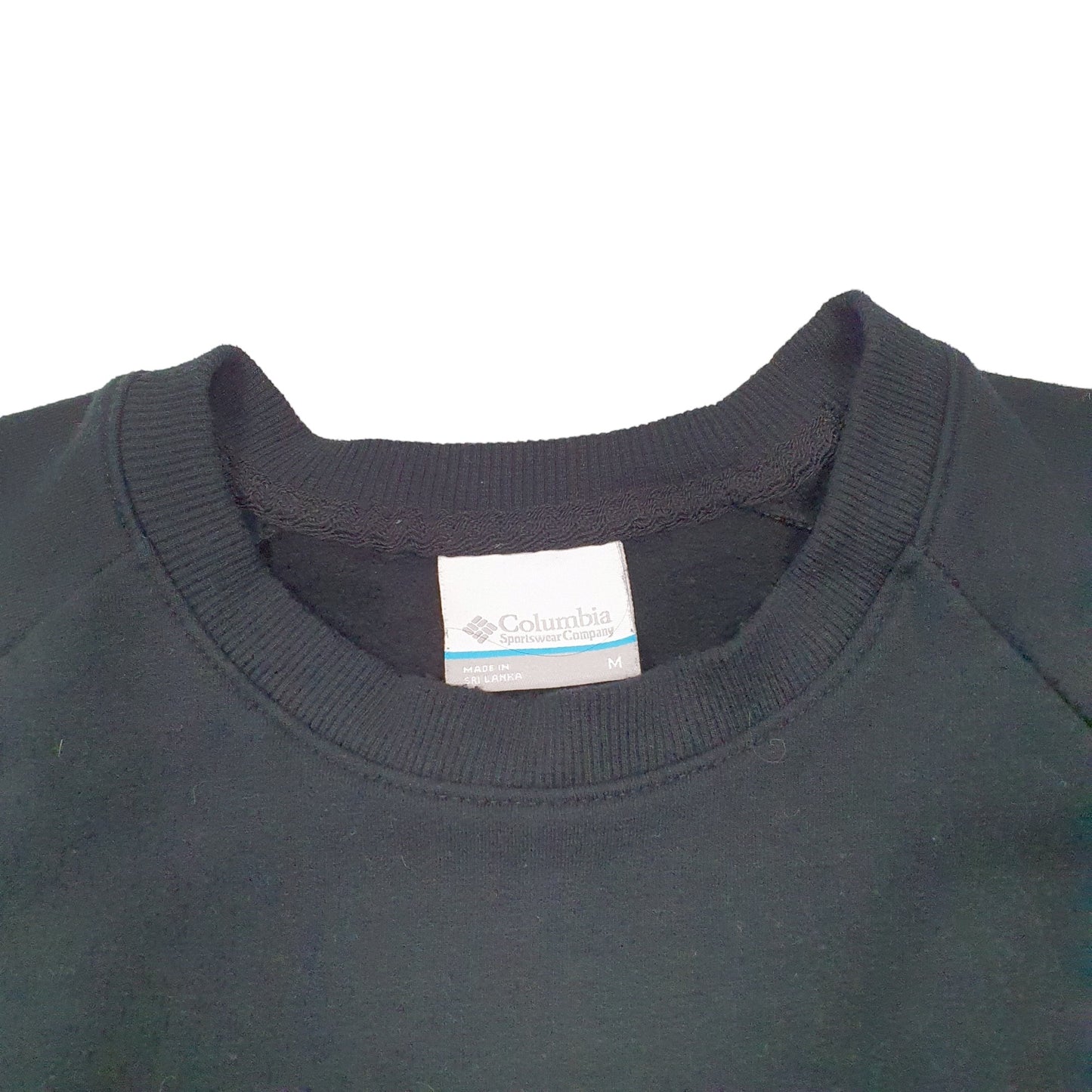 Mens Black Columbia  Crewneck Jumper