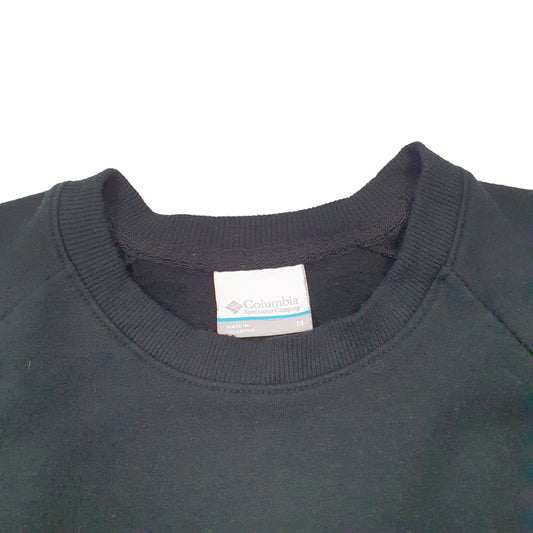 Mens Black Columbia  Crewneck Jumper