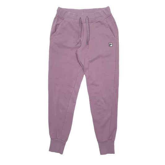 Womens Purple Fila  Jogger Trousers