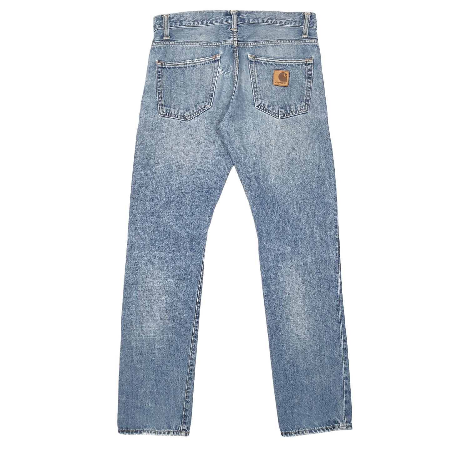 Mens Blue Carhartt Tapered Klondike WIP Casual JeansW32 L32
