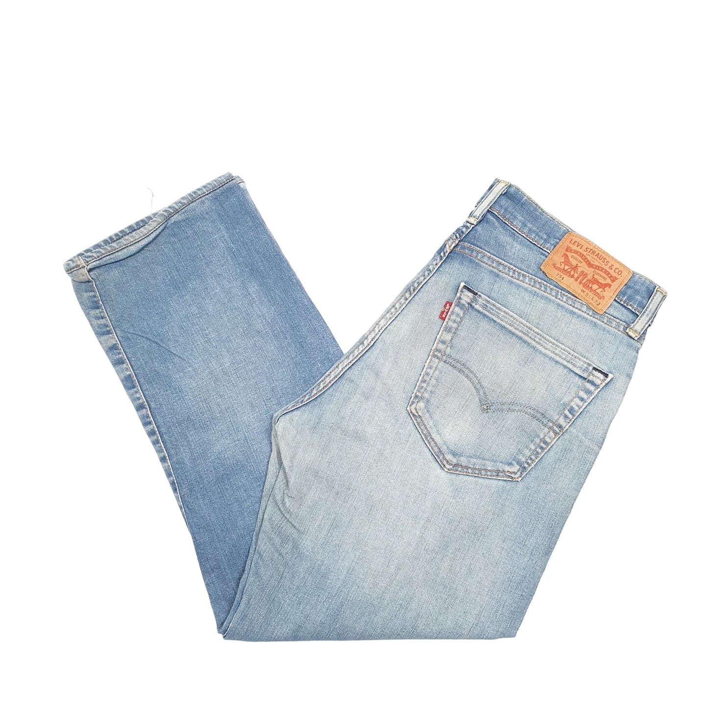 Mens Blue Levis Standard 751 JeansW33 L27