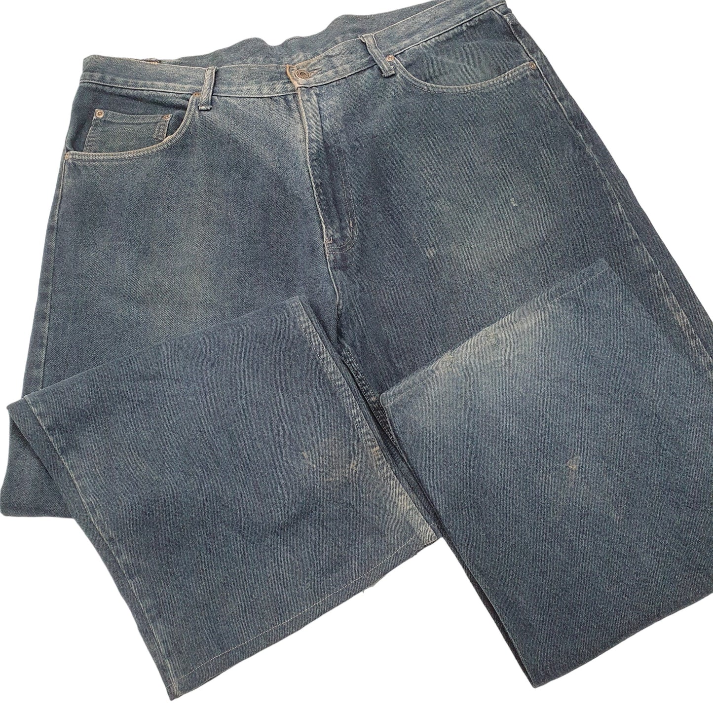 Mens Blue Dickies Straight Baggy Casual JeansW40 L27