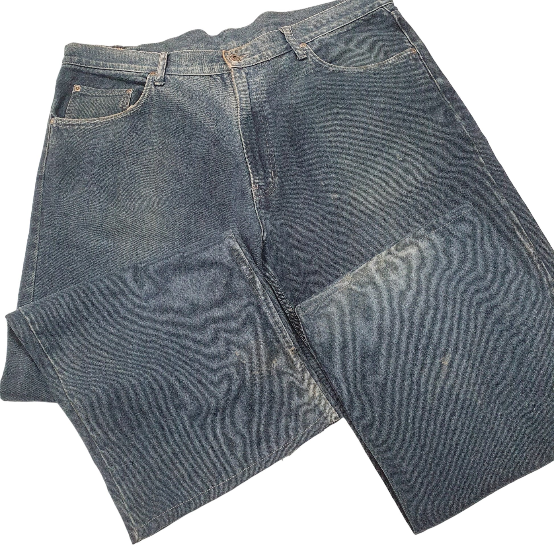 Mens Blue Dickies Straight Baggy Casual JeansW40 L27