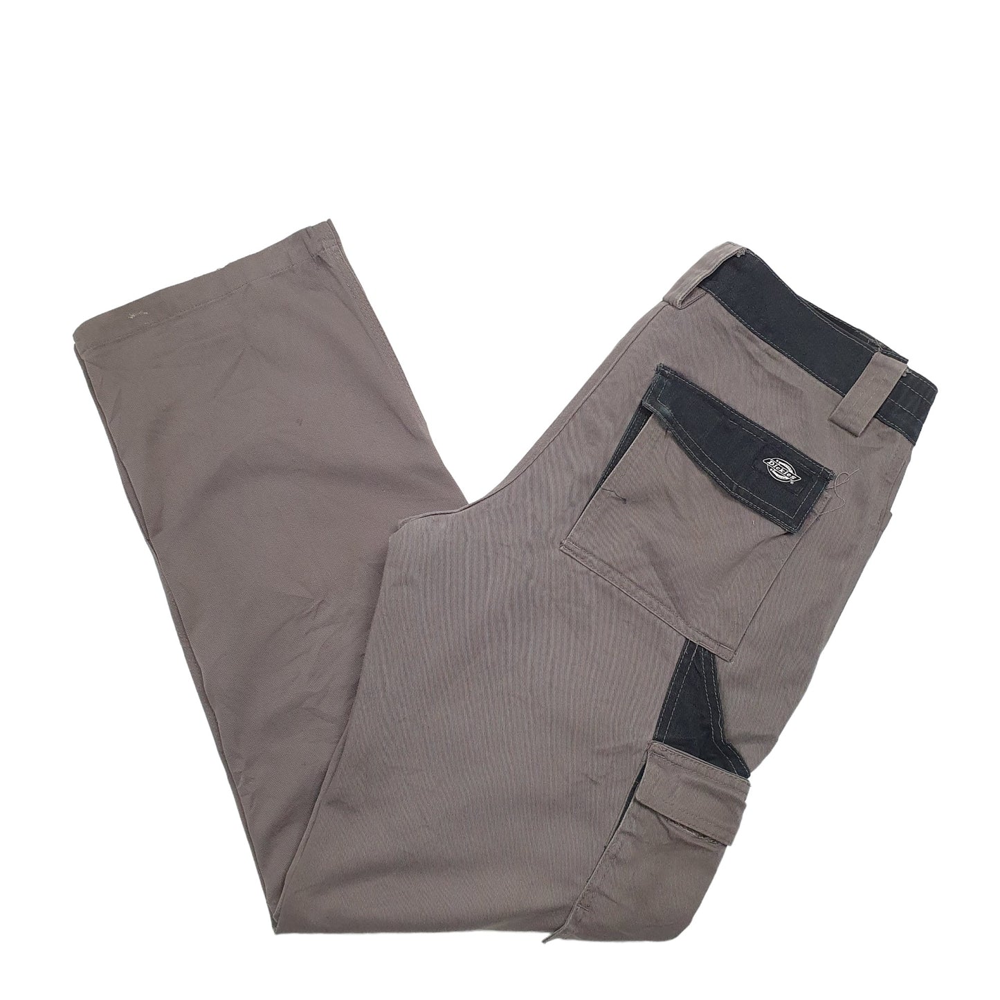 Mens Grey Dickies  Cargo Trousers