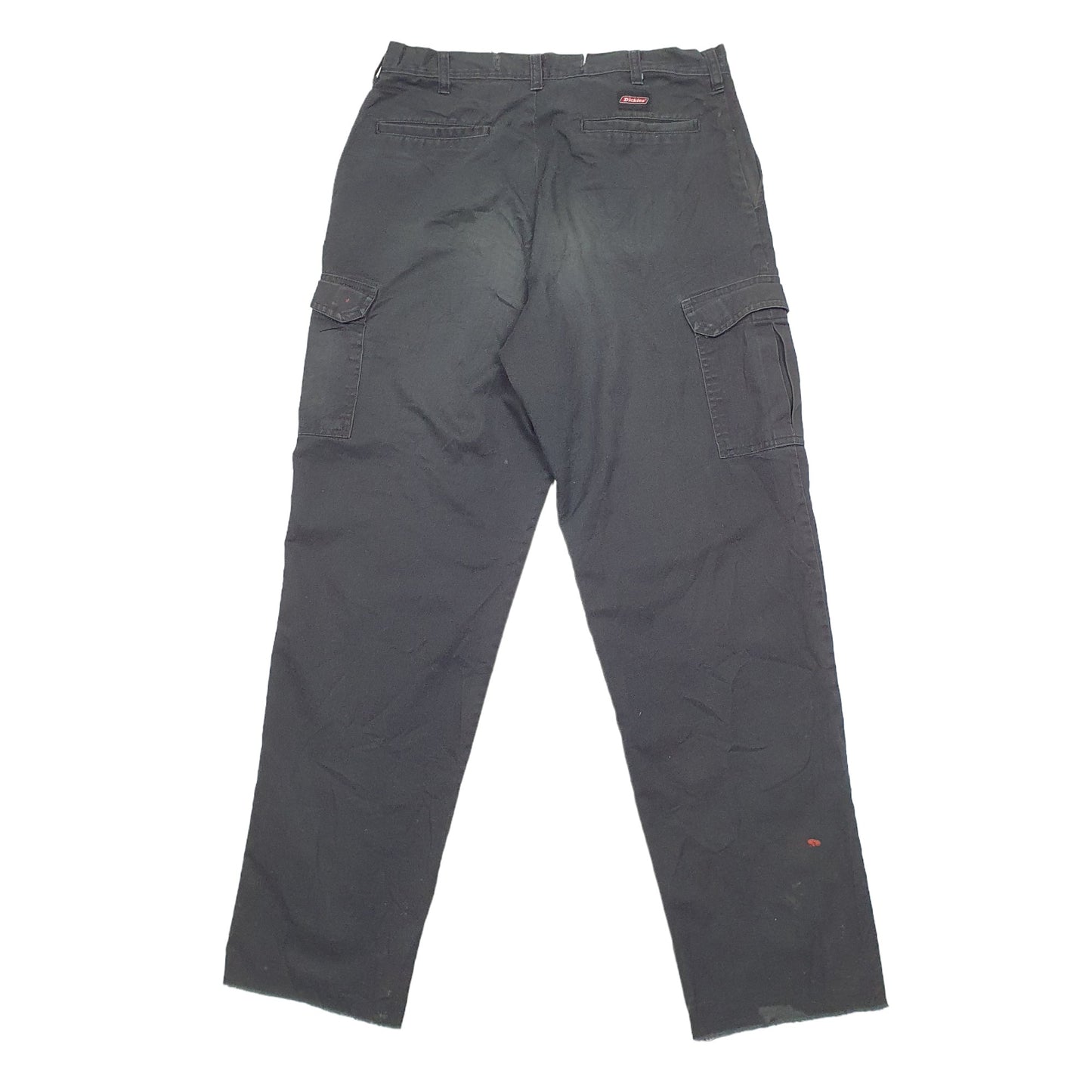 Mens Black Dickies  Cargo Trousers