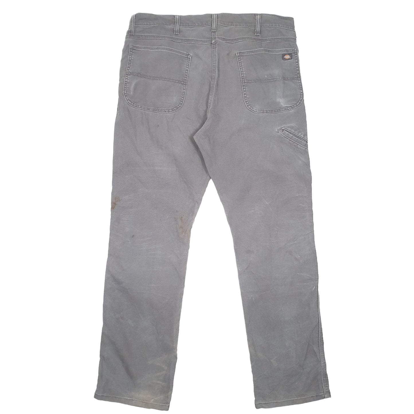 Mens Grey Dickies Flex Stretch Carpenter Trousers