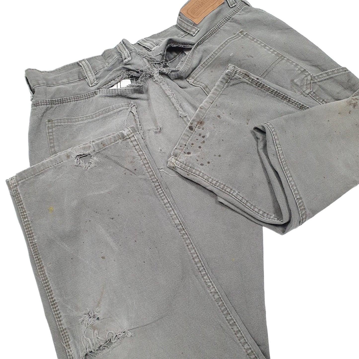 Mens Khaki Schmidt  Carpenter Trousers