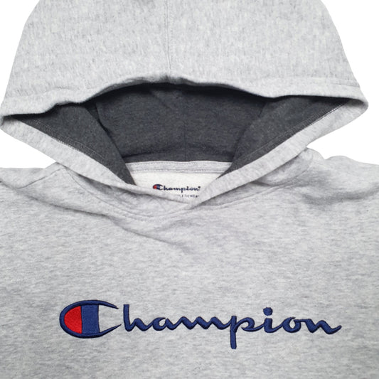 Womens Grey Champion  Hoodie Jumper