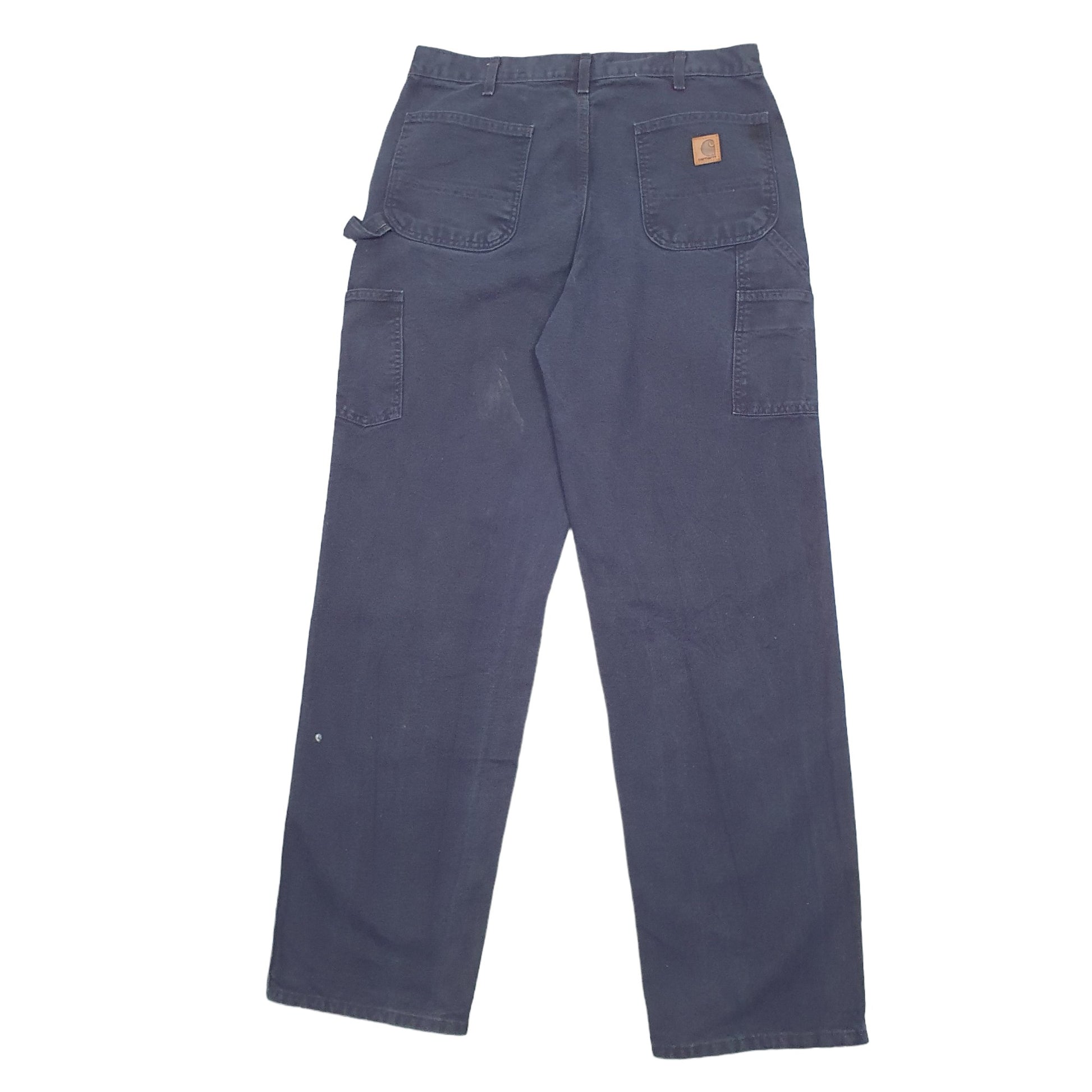 Mens Navy Carhartt B11 Carpenter Trousers