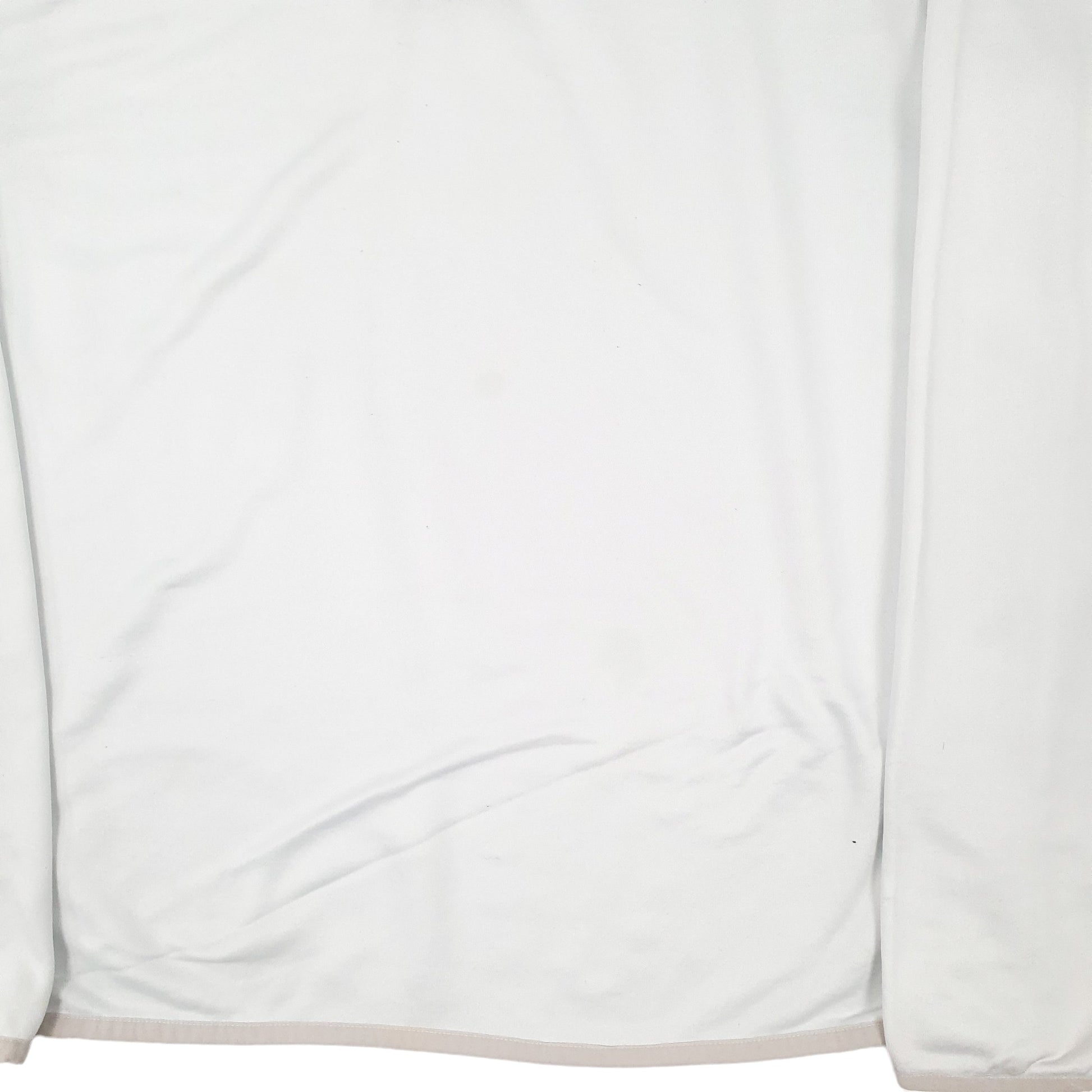 Mens White Adidas USA College Michigan Quarter Zip Jumper