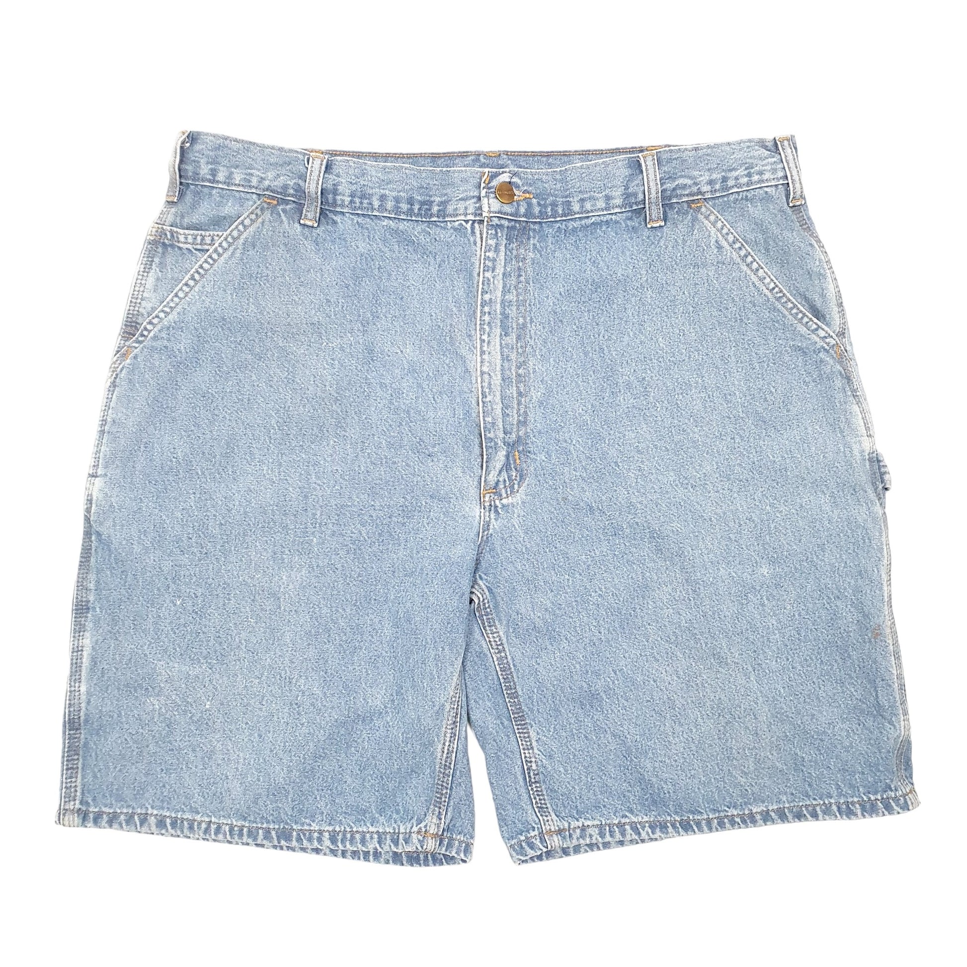 Mens Blue Carhartt Carpenter Denim Shorts