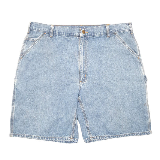 Mens Blue Carhartt Carpenter Denim Shorts