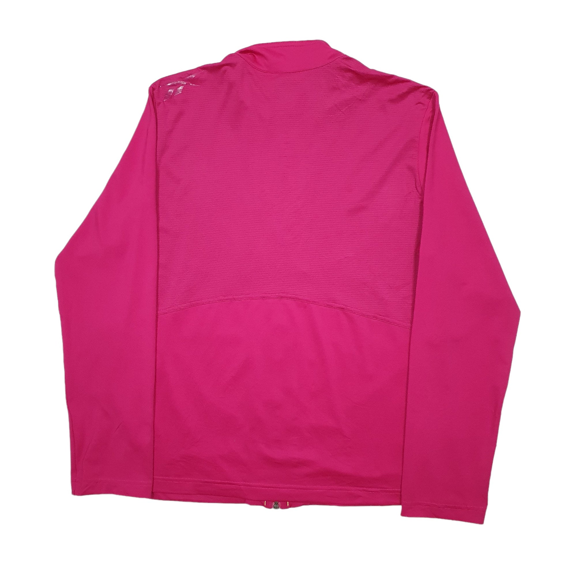 Womens Pink Reebok Active Running Sport Full Zip Jumper