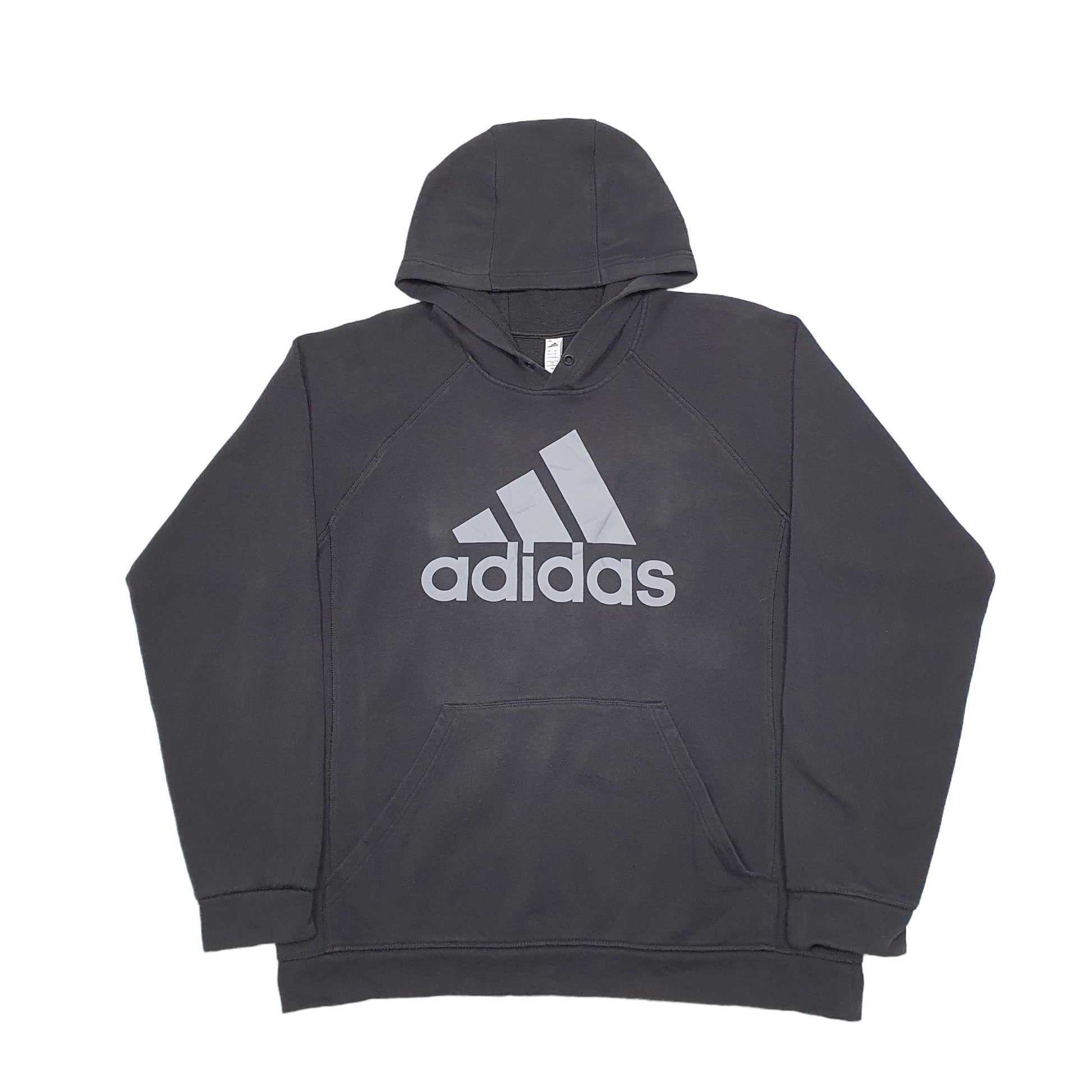 Mens Black Adidas  Hoodie Jumper