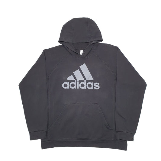 Mens Black Adidas  Hoodie Jumper