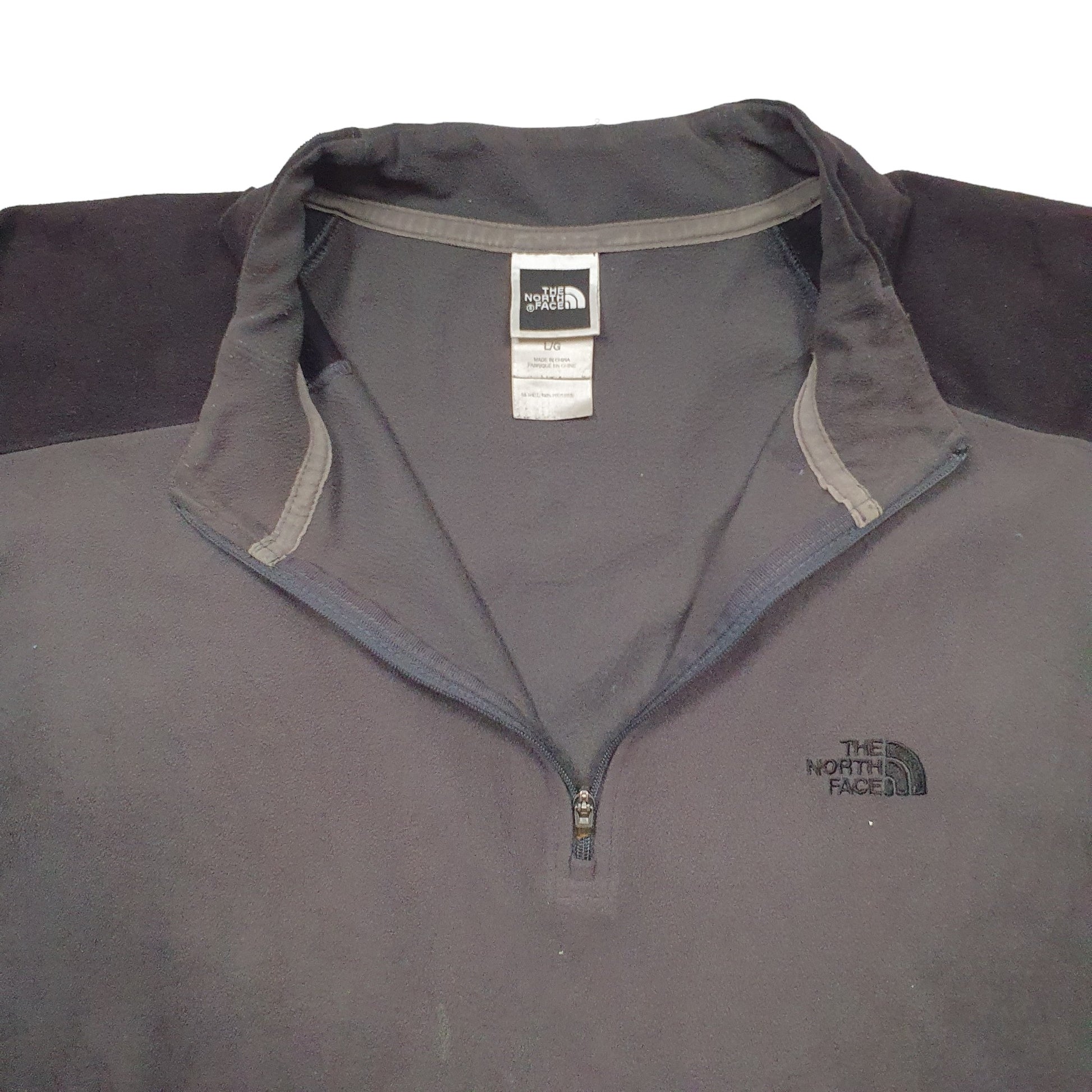 Mens Grey The North Face  Quarter Zip Jumper