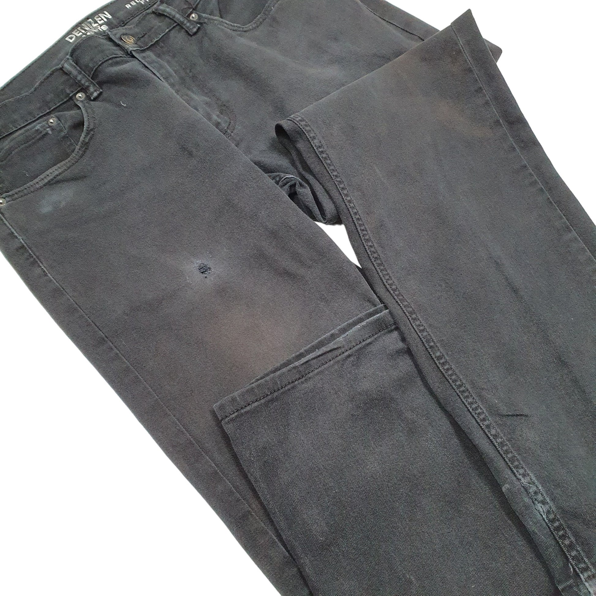 Mens Black Levis 285 Relaxed Denizen JeansW36 L30