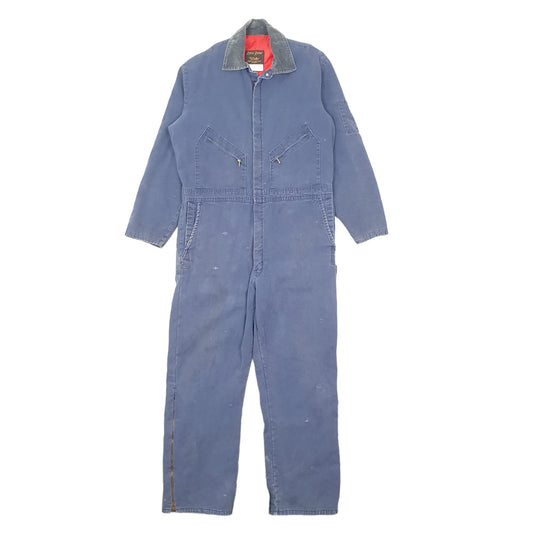 Mens Navy Walls Quilted Vintage Coveralls Overalls  Coat