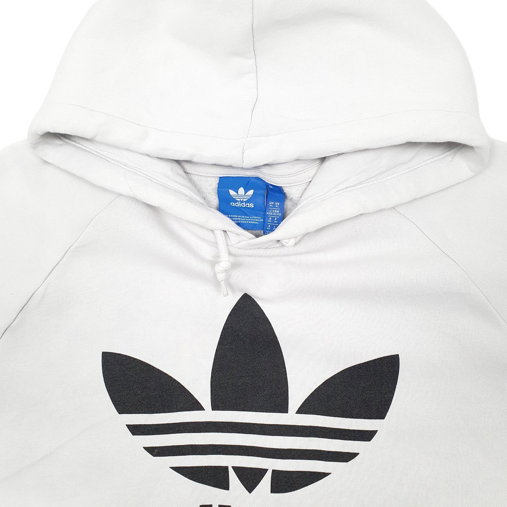 Mens Grey Adidas  Hoodie Jumper