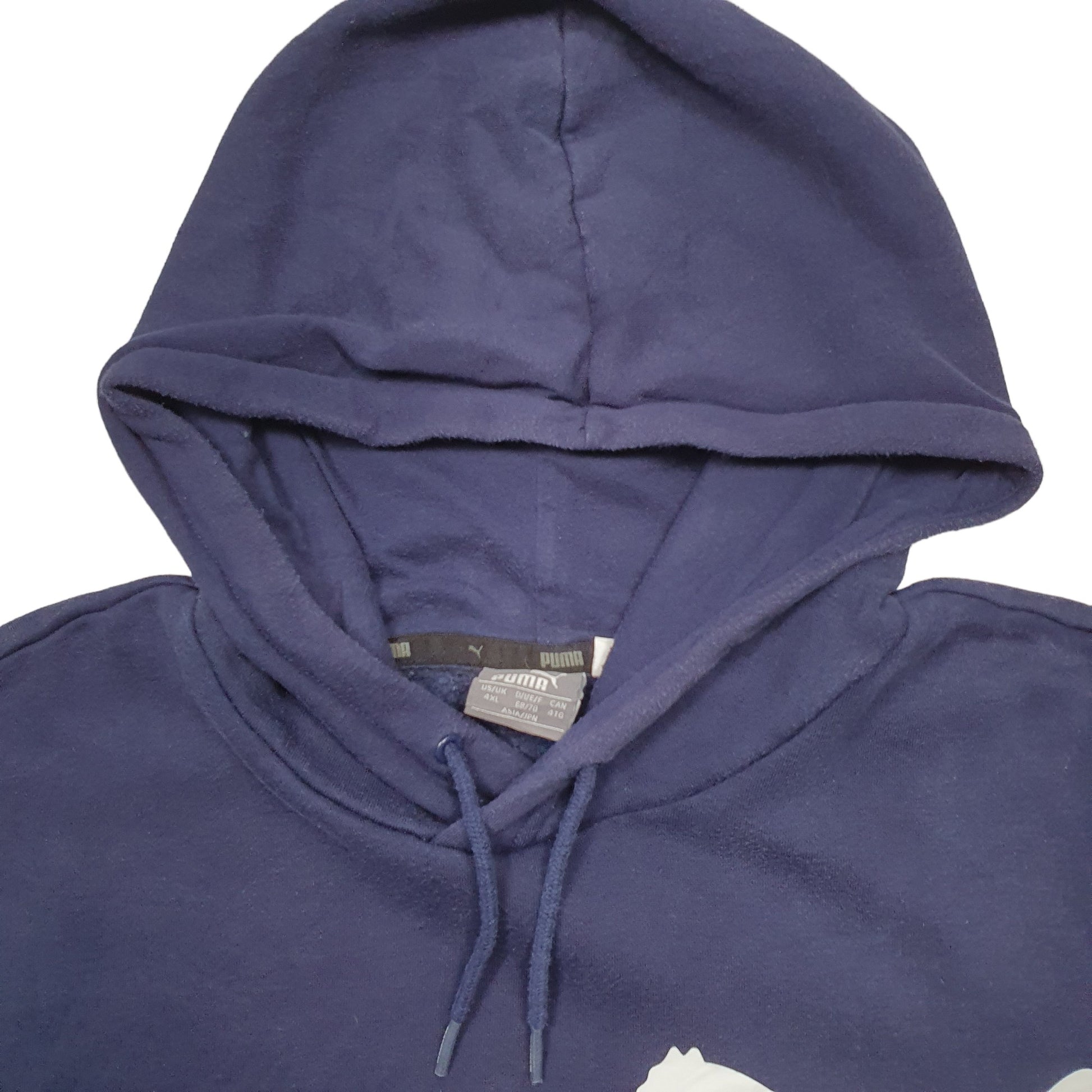 Mens Navy Puma  Hoodie Jumper
